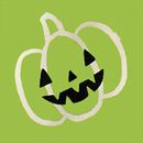 Halloween HannaJams™ Pajama Set in Jack-O-Lanterns on Granny Smith - swatch