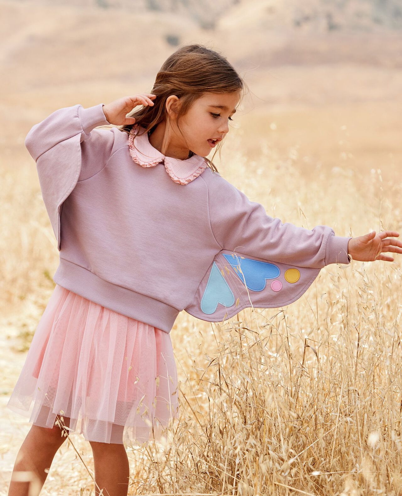 Tulle Skirt in Powdered Rose - main