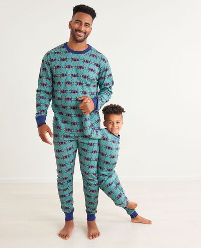 Adult Unisex Marvel Studios' Black Panther: Wakanda Forever Long John Pajama Pant in Black Panther Family - main