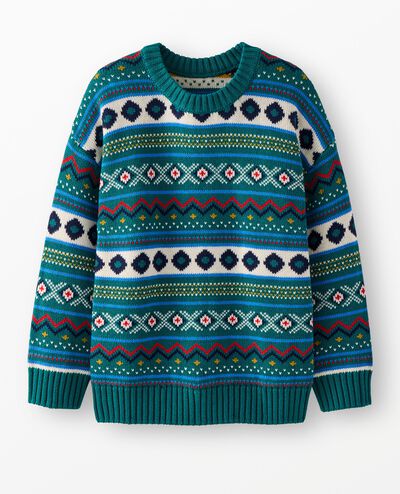 Holiday Sweater in Funky Fair Isle - main