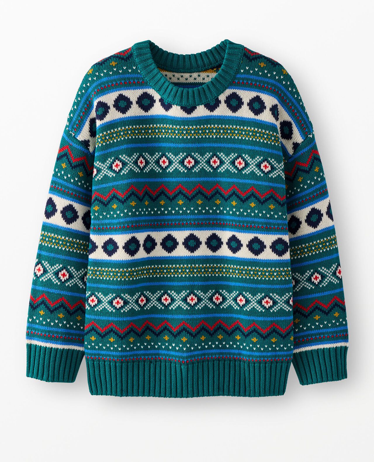 Holiday Sweater in Funky Fair Isle - main