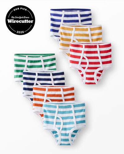7-Pack Organic Cotton Classic Briefs in Boys Striped 7PK - main
