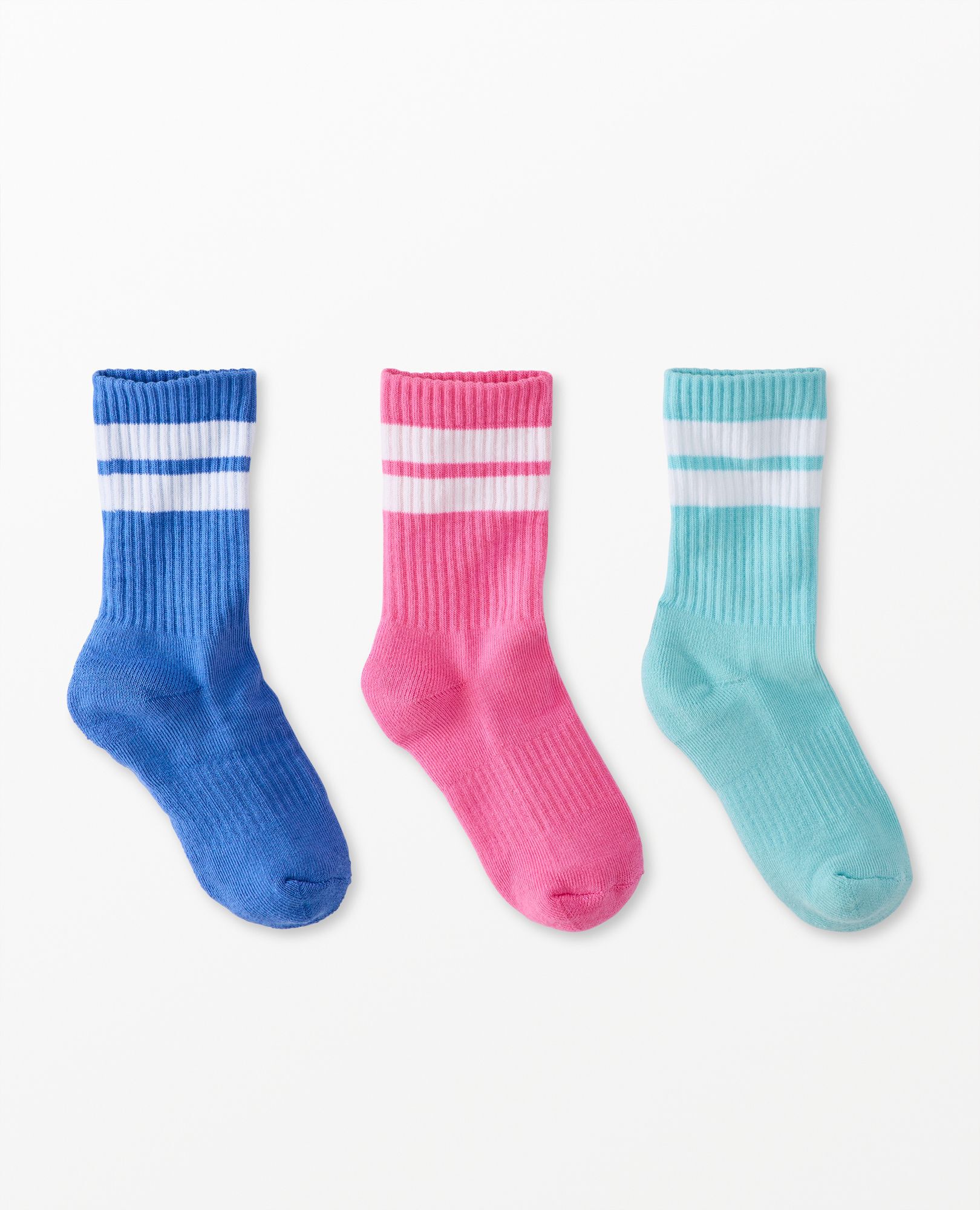 W Face 3-Pack Socks (ホワイト,ネイビー,グリーン) W Face 3-Pack