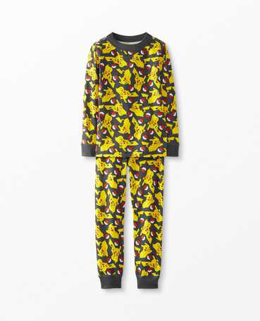 Pokémon Long John Pajamas In Organic Cotton
