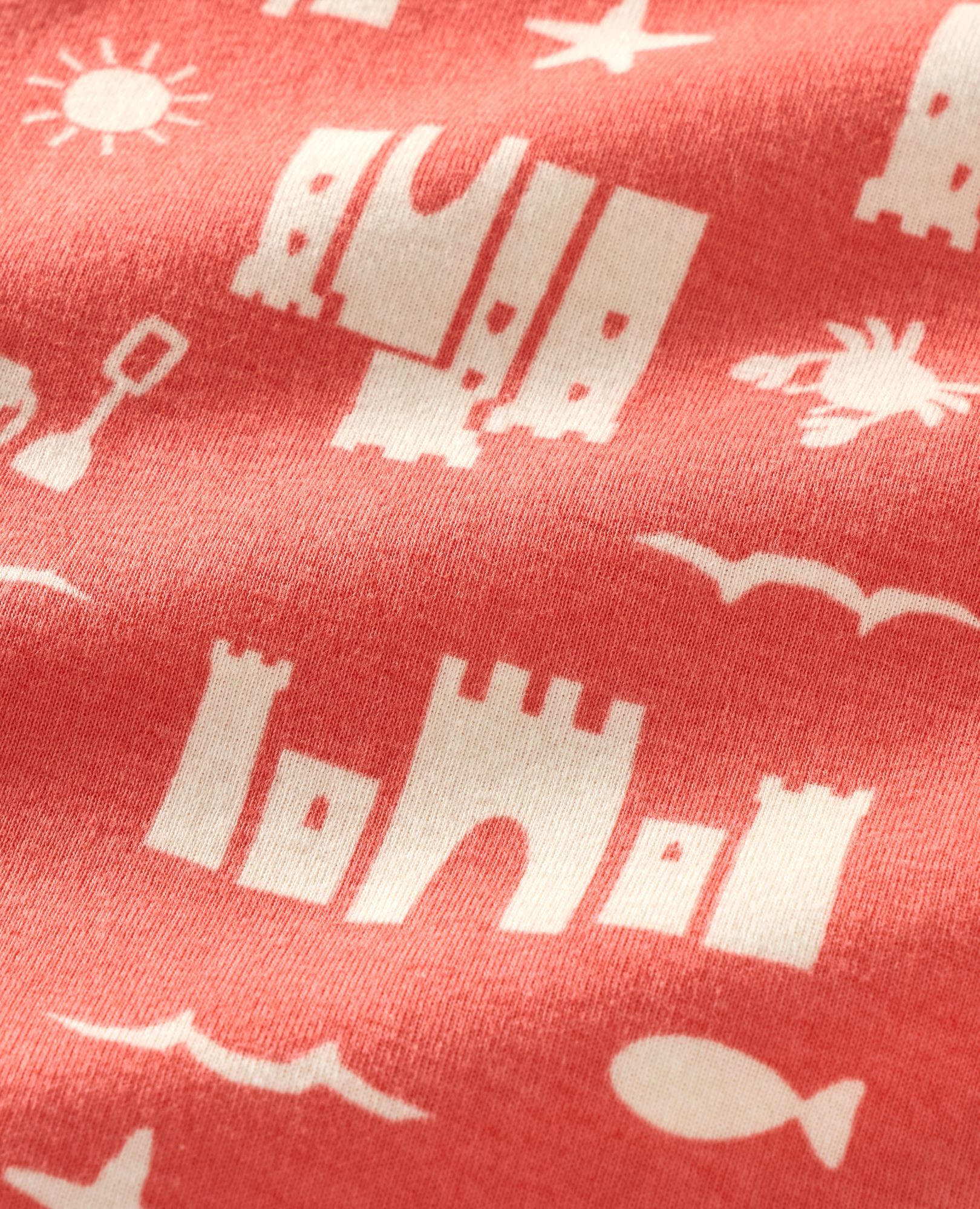 HannaJams™ Pajama Set in Sand Castles on Sun Fire - main