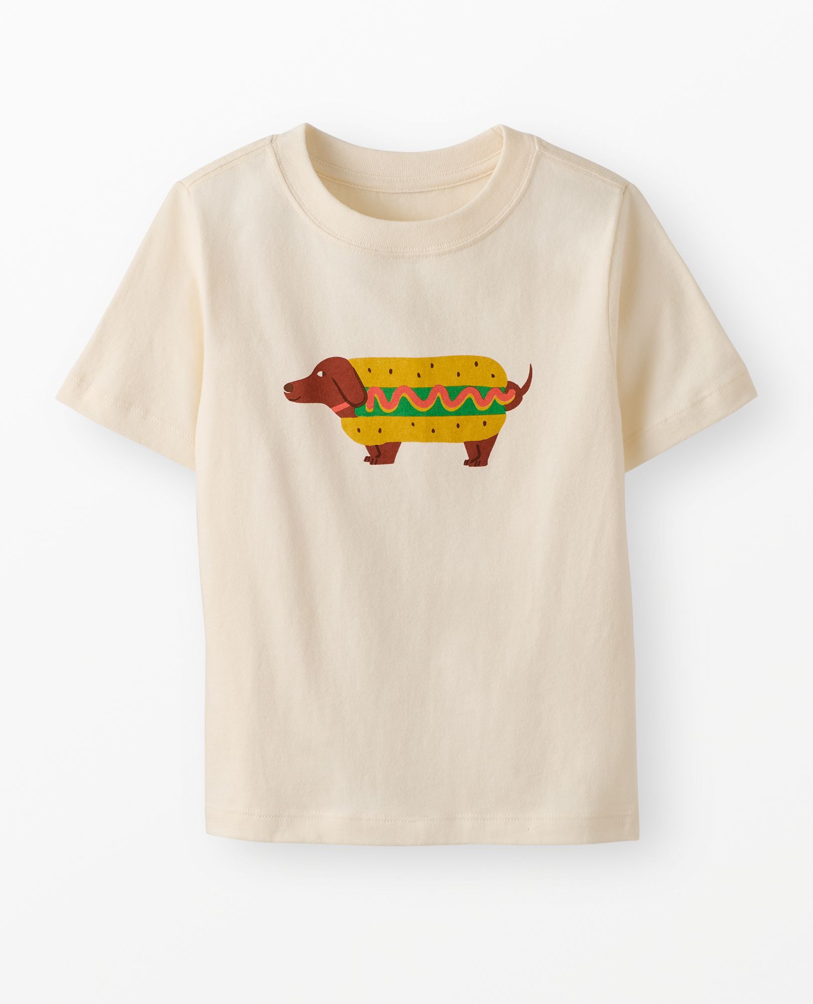 Classic Fit Graphic T-Shirt in Hotdogs - main