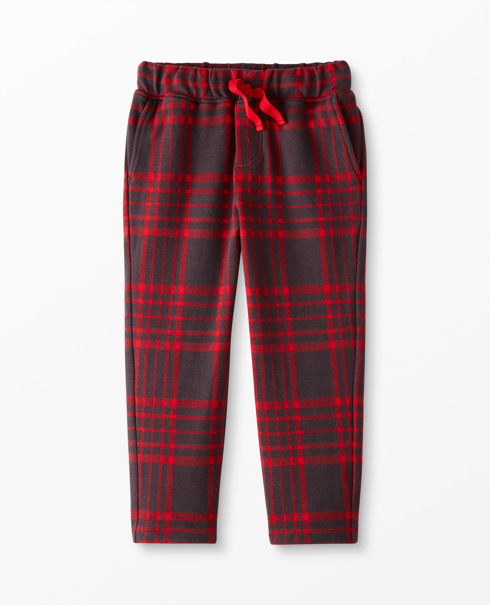 Plaid sweatpants top