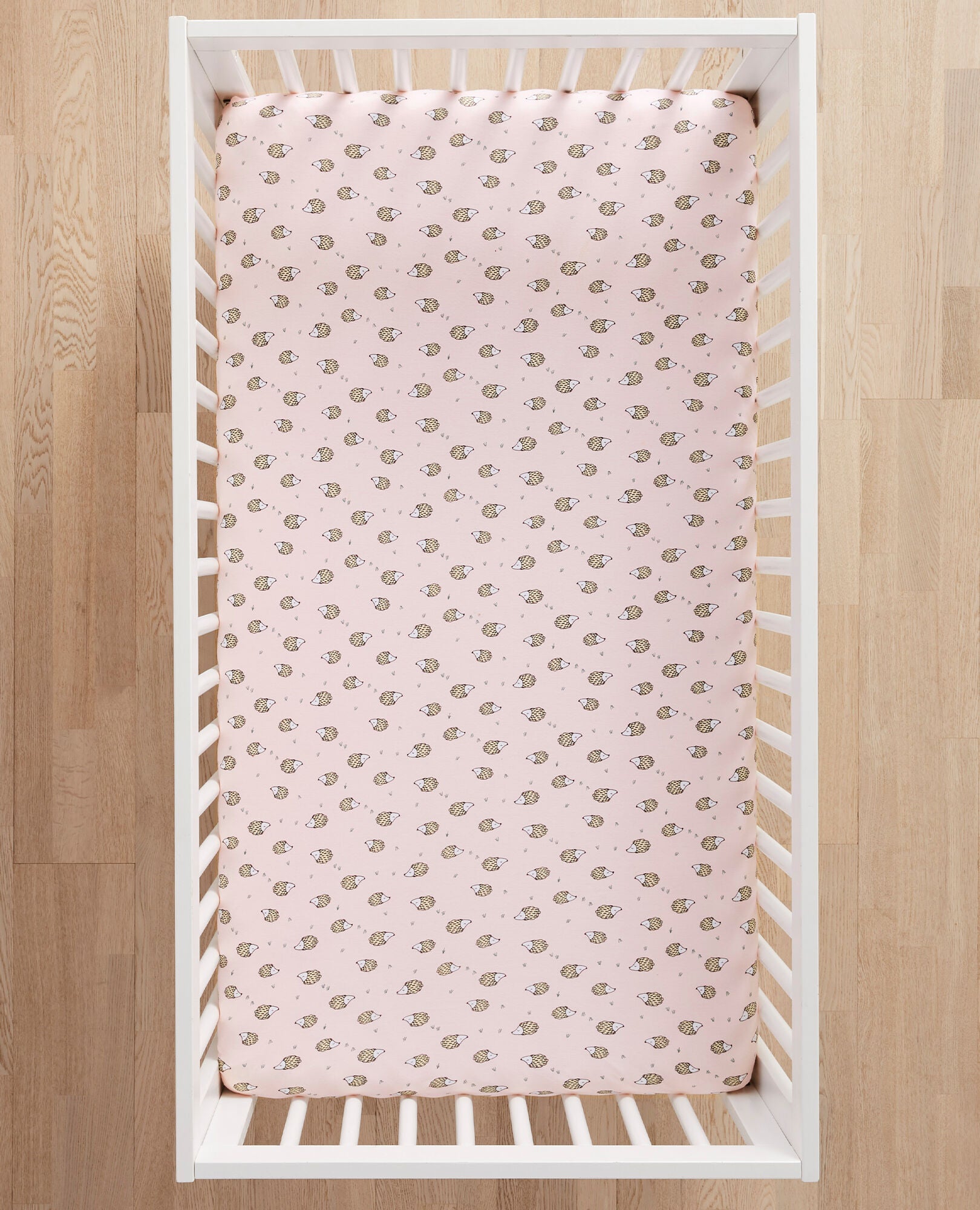 hedgehog crib sheet