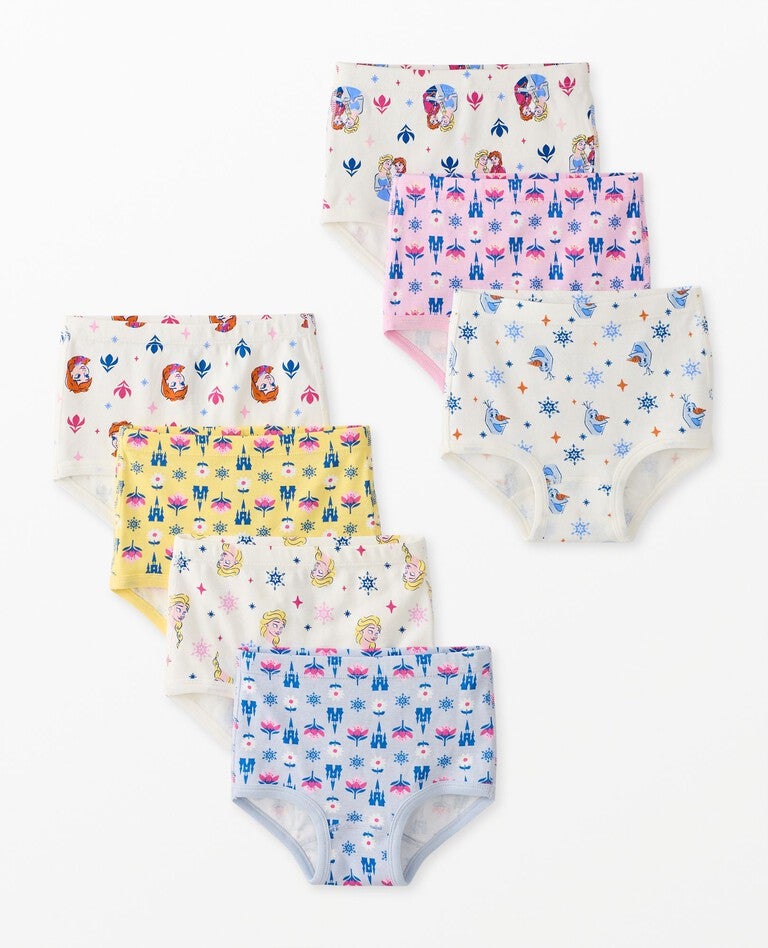 7-Pack Disney Frozen 2 Organic Cotton Classic Underwear in Spring Frozen Unders 7pk - main