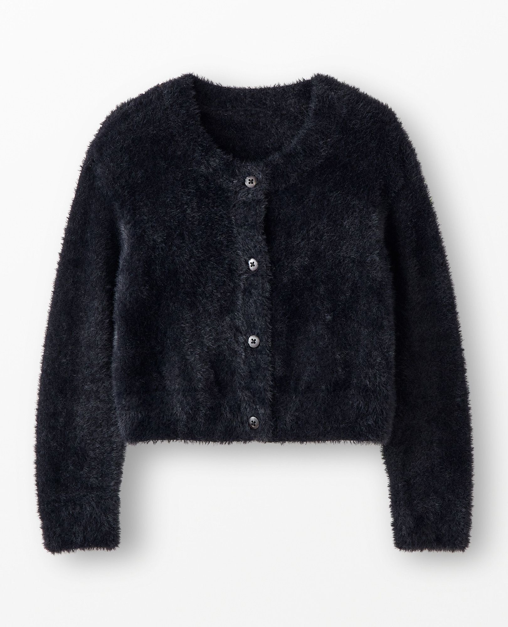 Cropped Feather Cardigan | Hanna Andersson