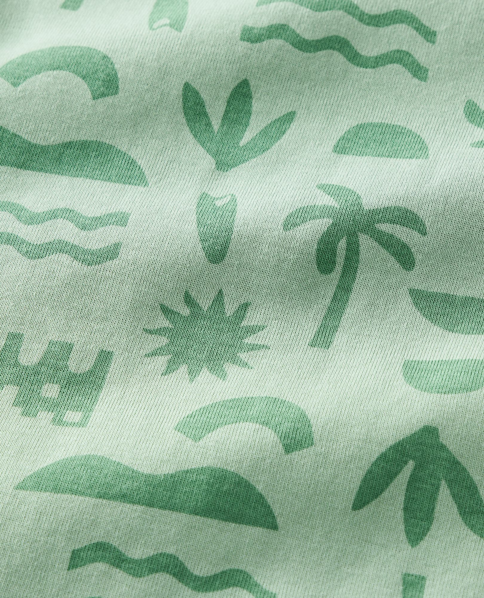 HannaJams™ Pajama Set in Beach Days on Seafoam Green - main