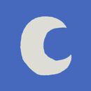 HannaJams™ Pajama Set in Crescent Moon on French Blue - swatch