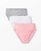 Hipster Unders In Organic Cotton 3-Pack in Solid Multi Pack 2022 - main