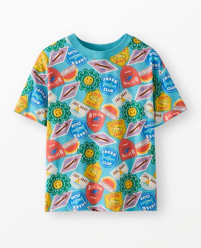 Relaxed Fit T-Shirt in Summer Stickers - main
