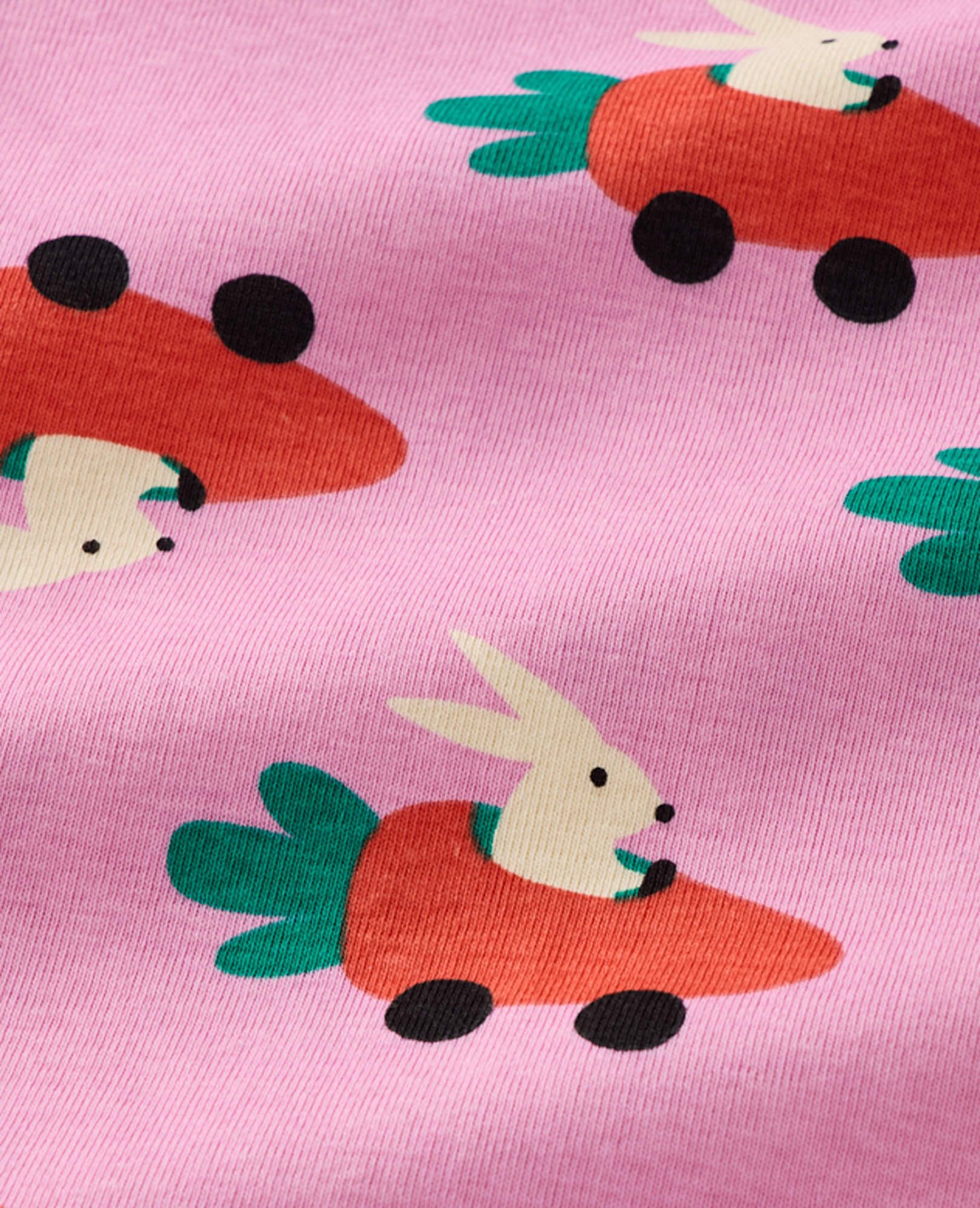 Easter HannaJams™ Pajama Set in Carrot Cars on Pink - main