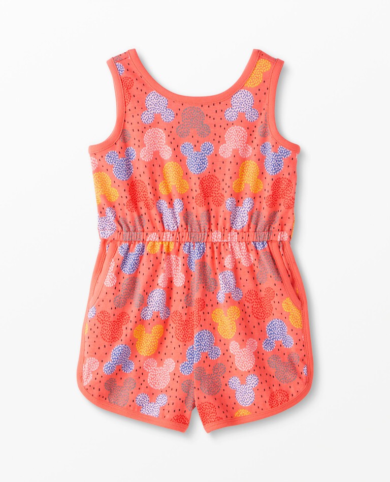Disney Mickey Mouse Vacation Romper in Mickey Mouse Pink - main
