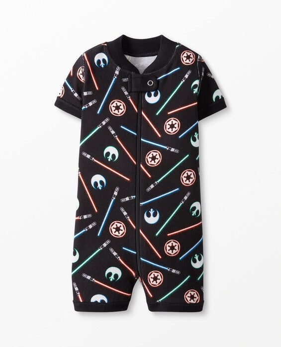 Toddler Star Wars™ Return of the Jedi Shortie Sleeper Pajamas in Star Wars Lightsabers - Size 3 by Hanna Andersson
