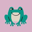 HannaJams™ Pajama Set in Happy Frogs on Purple - swatch