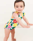 Baby Recycled Fashion One Piece Swim Suit in Sweet Citrus - main
