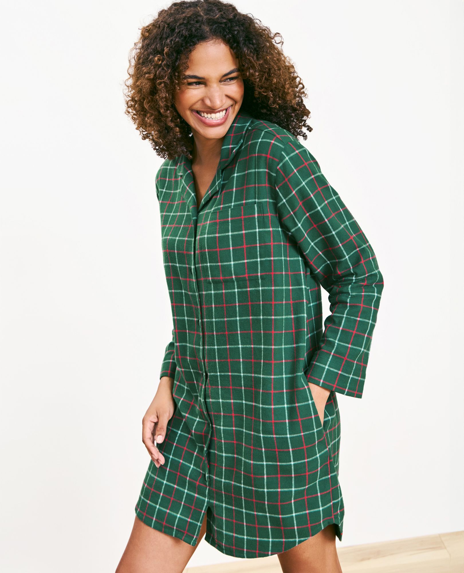 Women s Holiday Flannel Nightshirt