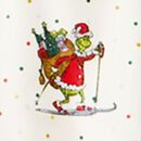 Women's Dr. Seuss Grinch Flannel Pajama Set in Skiing Grinch - swatch