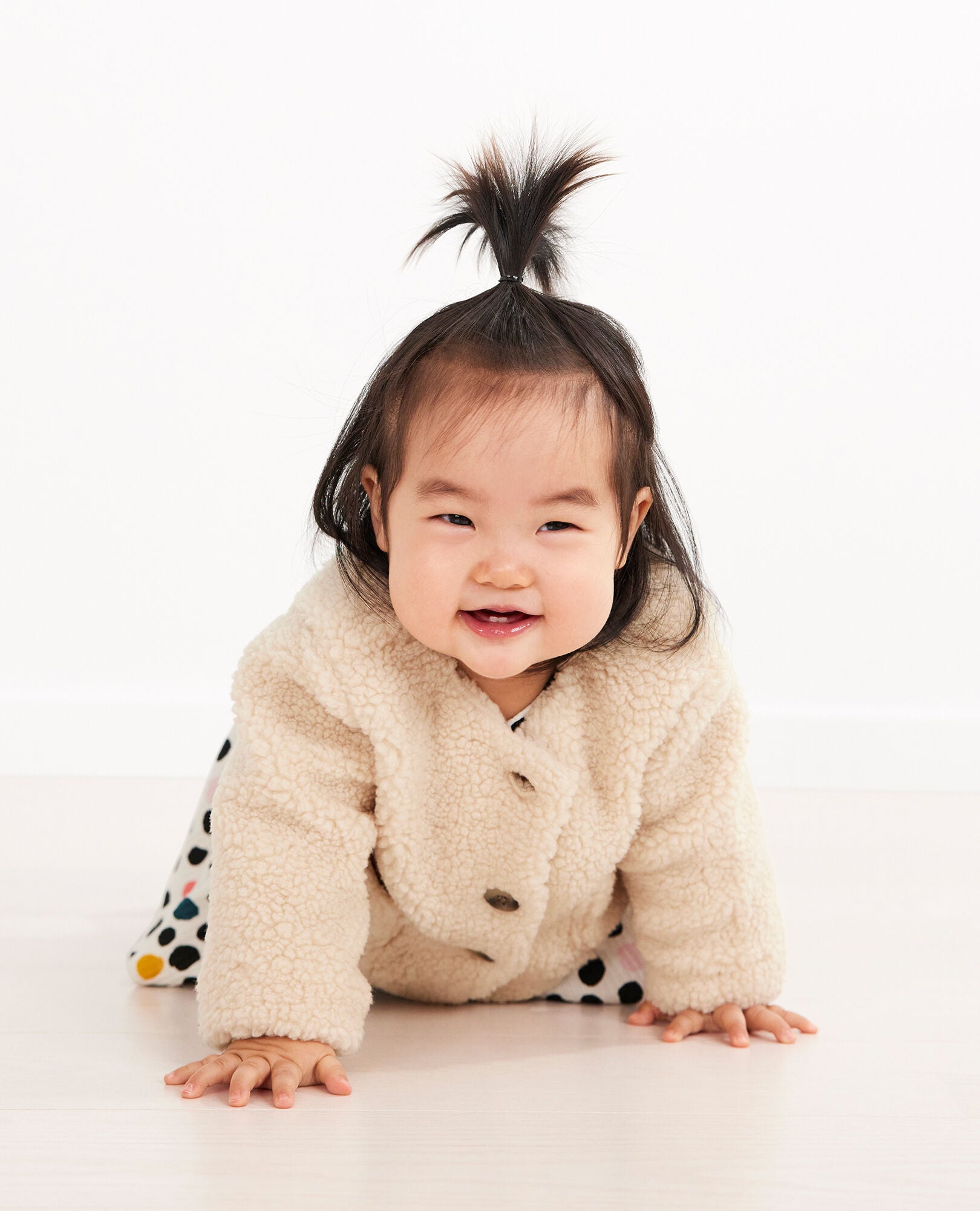 Baby shop shearling coat
