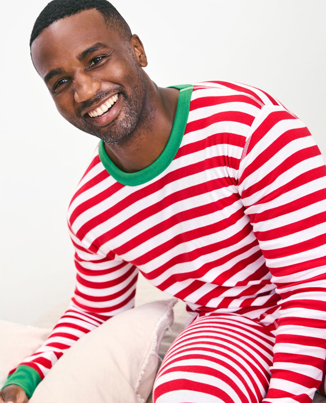 Adult HannaJams™ Pajama Top in Hanna Red/White - main
