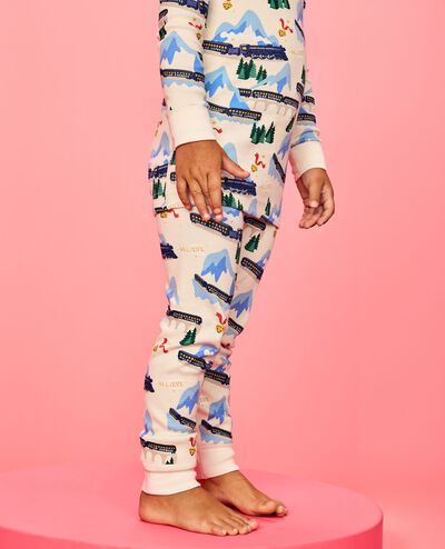 The Polar Express HannaJams™ Pajama Set in Polar Express on Ecru - main