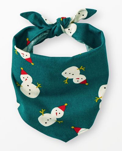 Holiday Flannel Dog Bandana in Frosty Friends - main