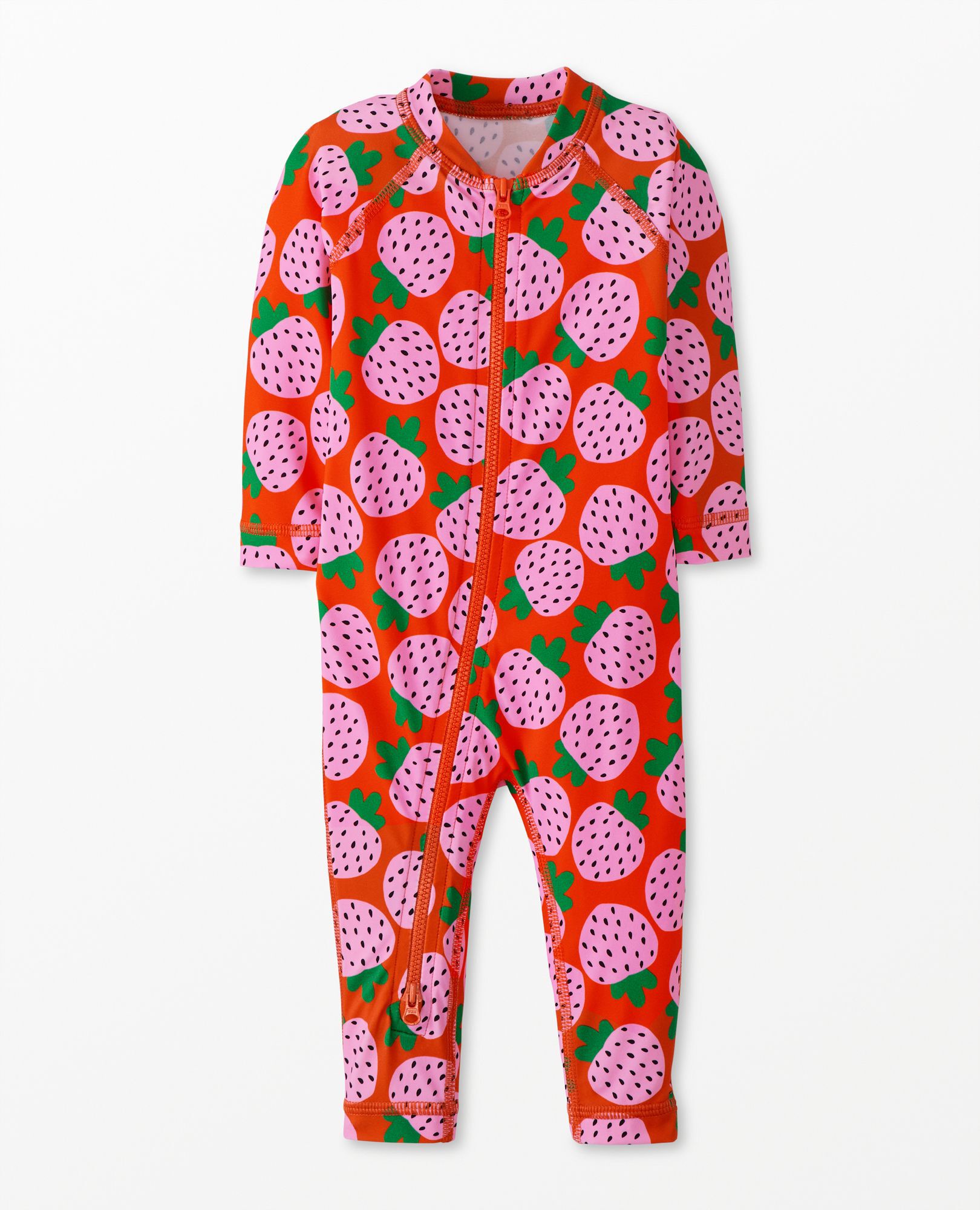 Baby Print Full Body Rash Guard Swimsuit