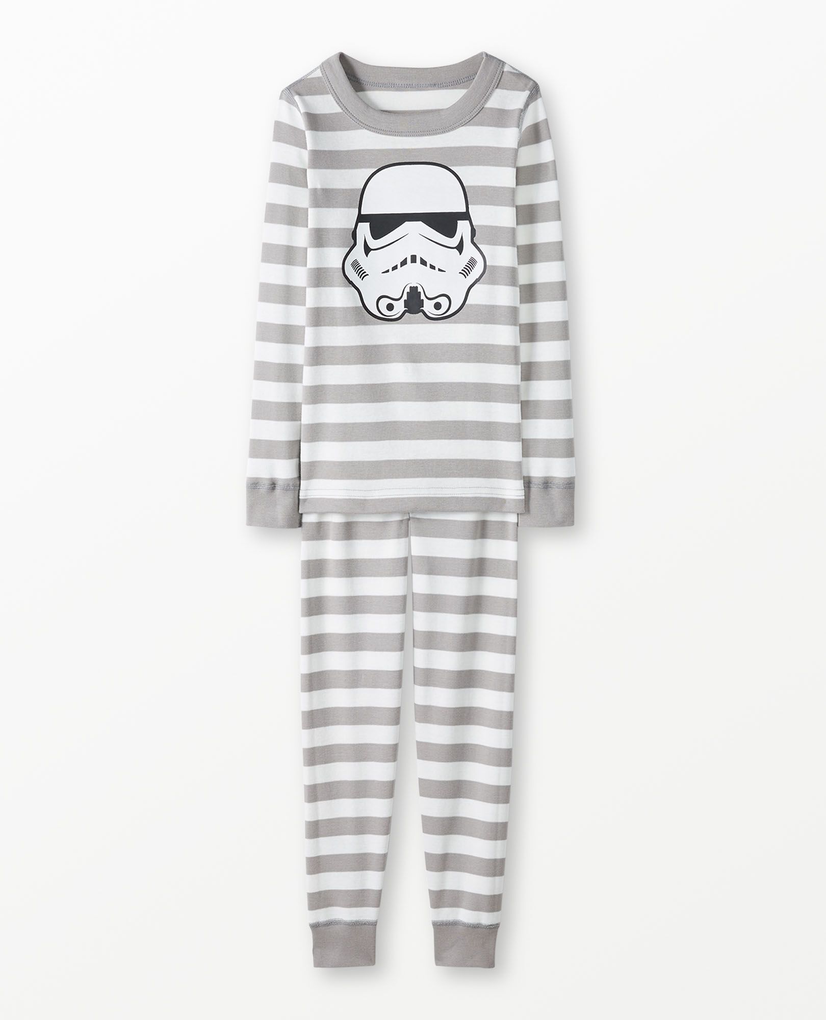 Kids STAR WARS Striped Long John Pajama Set