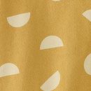 Oversized French Terry Zip Up Hoodie in Half moons on Fall Leaf - swatch