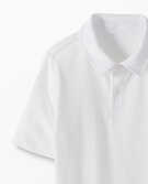 Sueded Jersey Polo in Hanna White - main