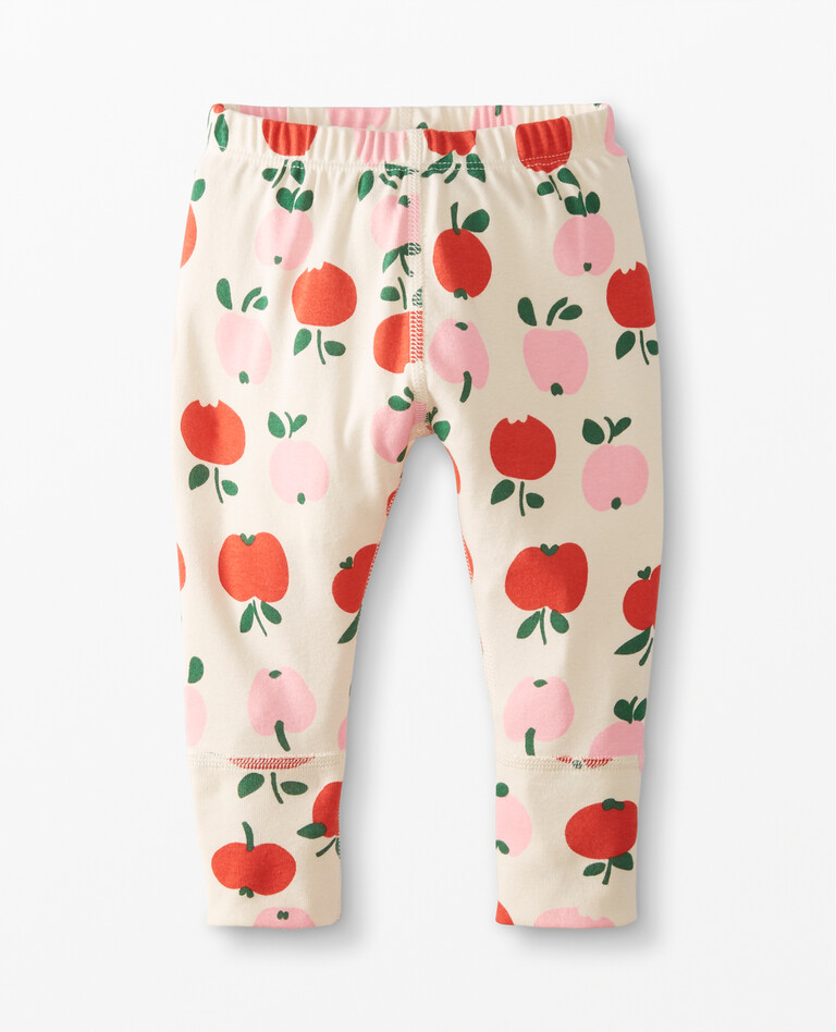 Baby Wiggle Pants In Organic Cotton in Apple Of My Eye - main