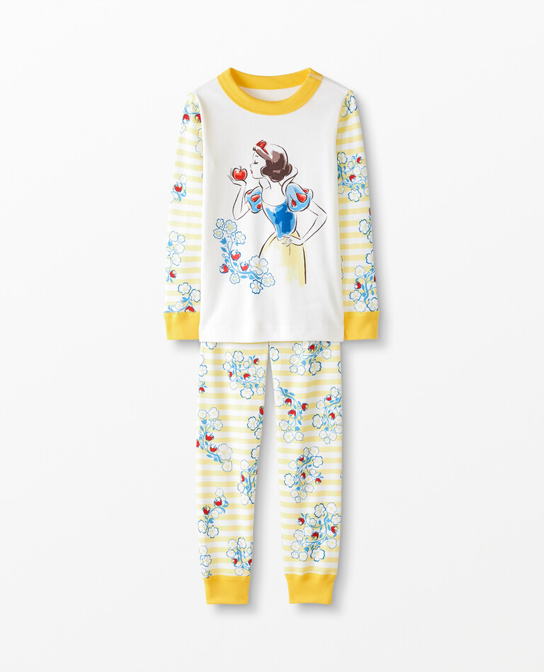 Disney Princess Long John Pajamas In Organic Cotton in Snow White - main