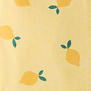 HannaSoft™ Stretch Sleeper in Tossed Lemons on Limoncello - swatch
