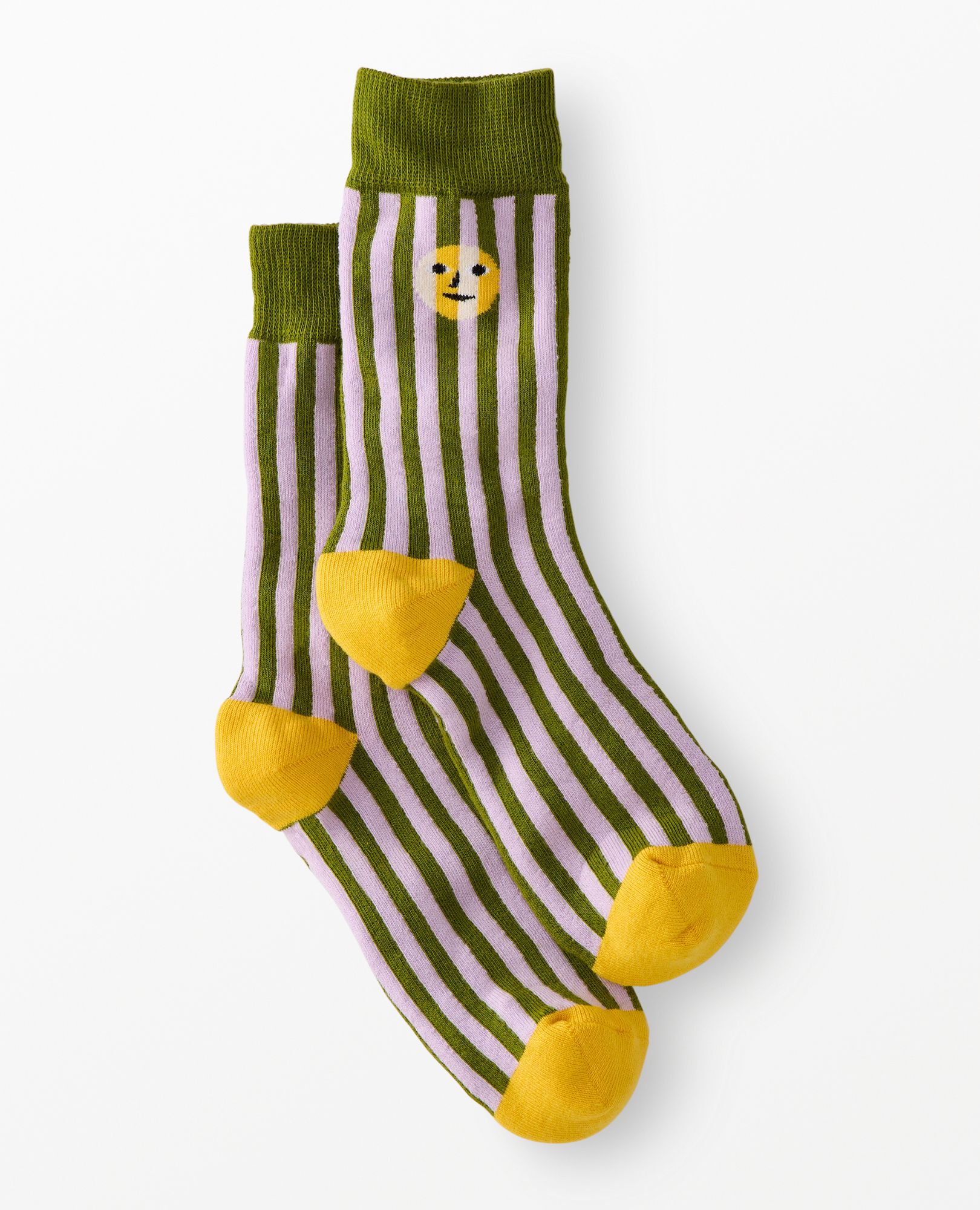 Adult Dusen Dusen Crew Socks in Sea Stripe - main