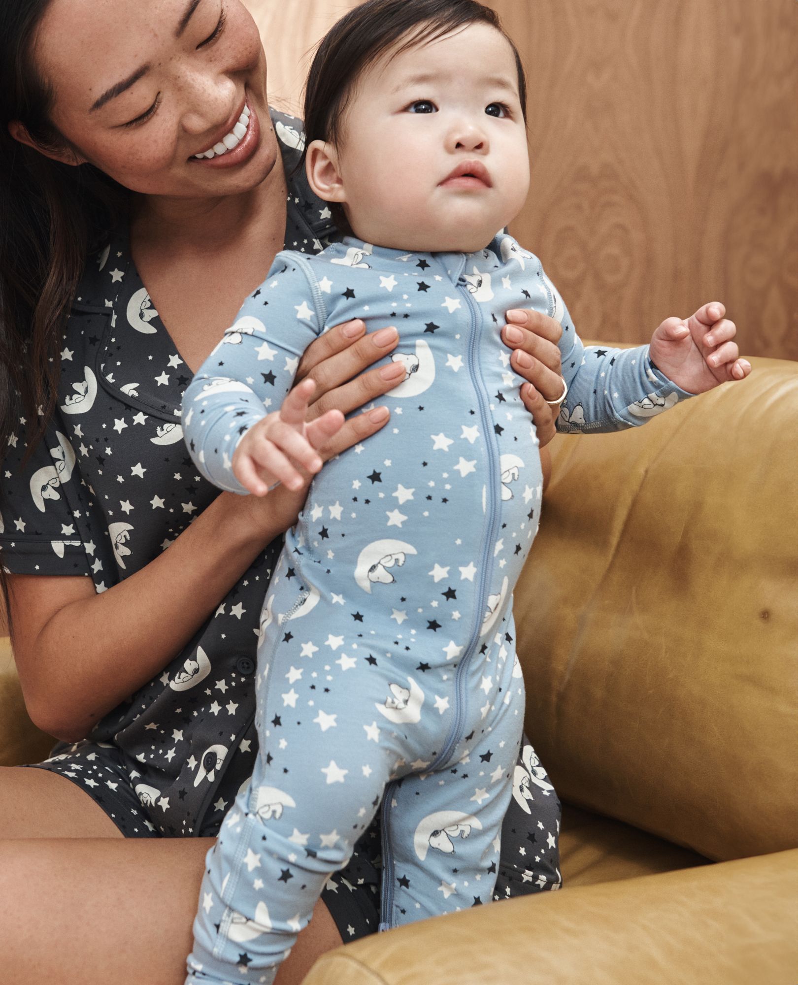 2-Piece Baby Peanuts Gift Set in HannaSoft™ ($64 value) in Snoopy Layette North Air - main