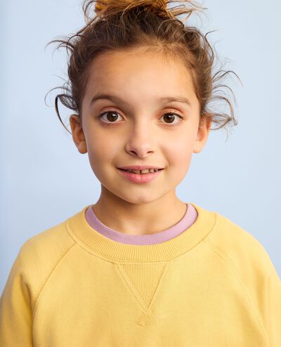 French Terry Sweatshirt in Custard - main