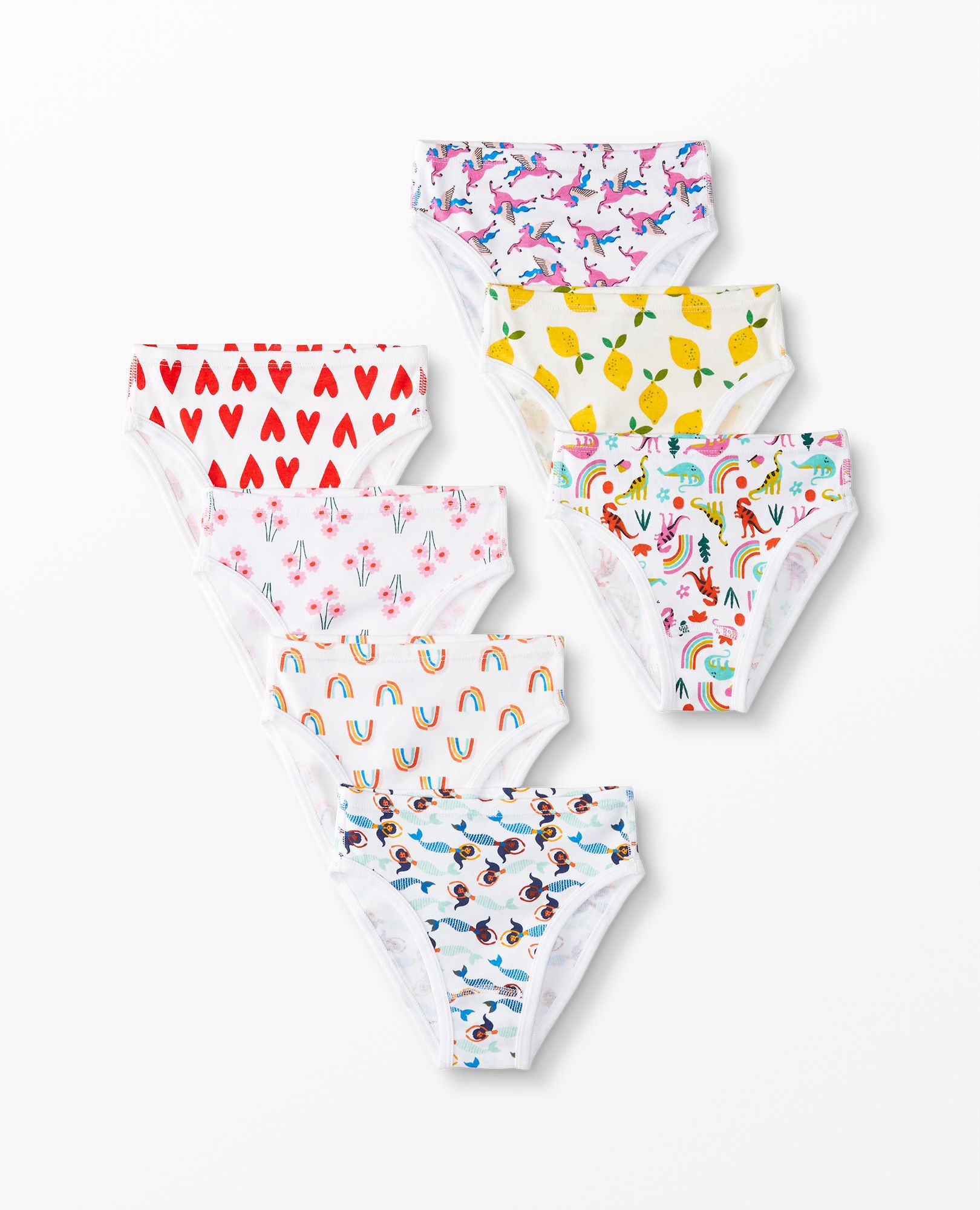 Hipster Underwear In Organic Cotton 7 Pack