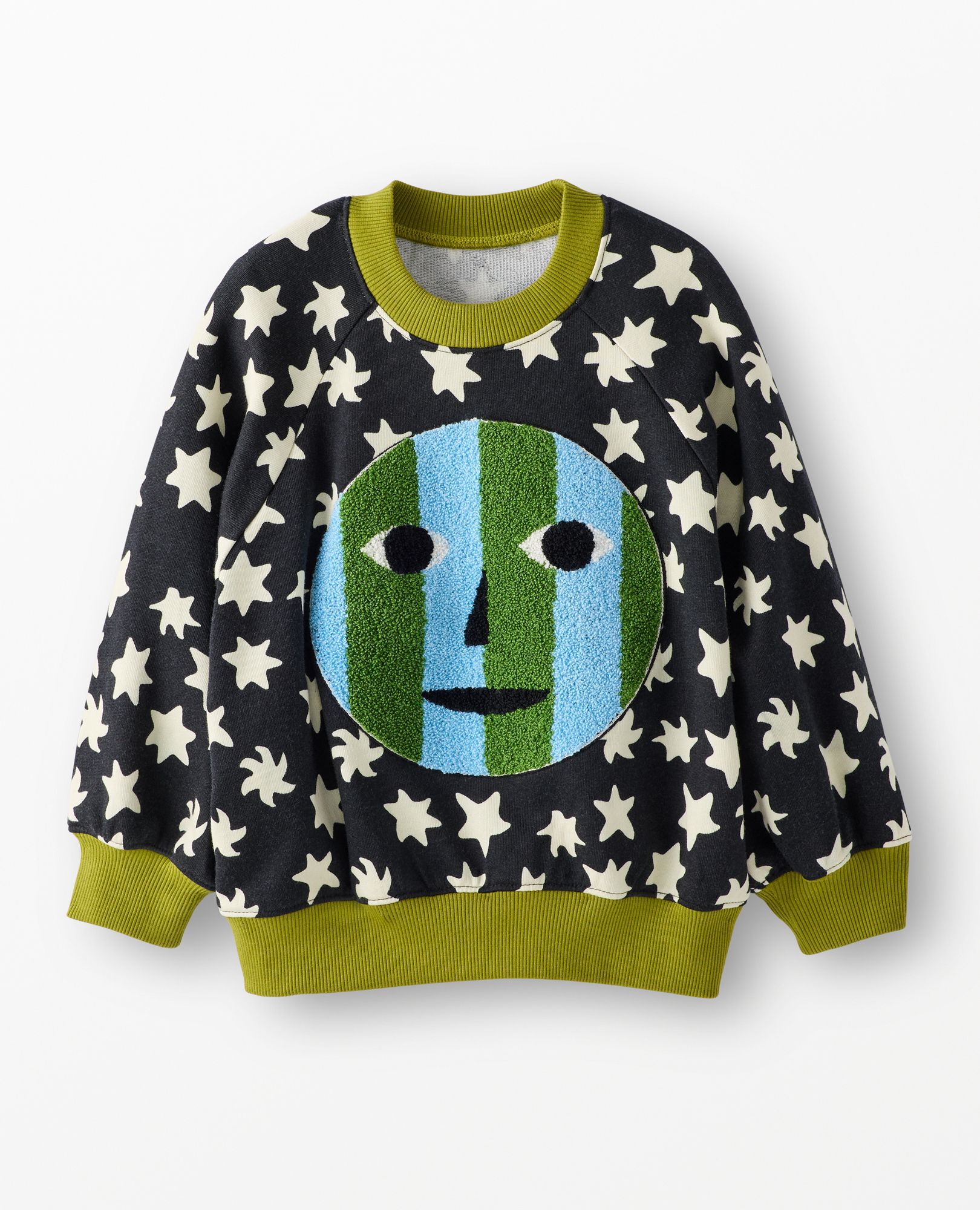 Dusen Dusen French Terry Sweatshirt in Dusen Dusen Stars - main