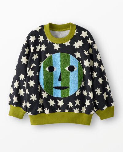 Dusen Dusen French Terry Sweatshirt in Dusen Dusen Stars - main