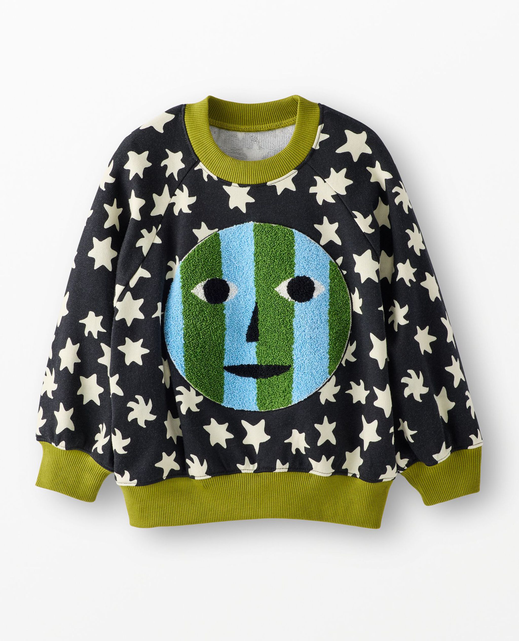 Dusen Dusen French Terry Sweatshirt in Dusen Dusen Stars - main
