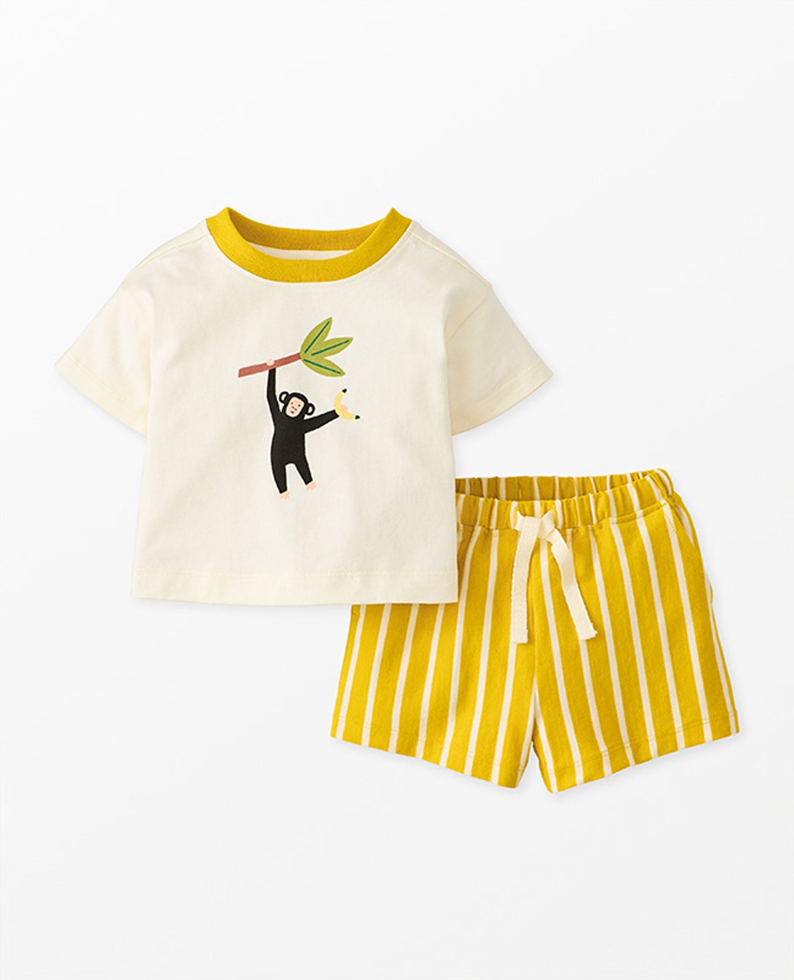 Baby Relaxed Fit Graphic T-Shirt & Shorts Set | Hanna Andersson