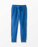 Double Knee Slim Sweatpants in Lookout Blue - main