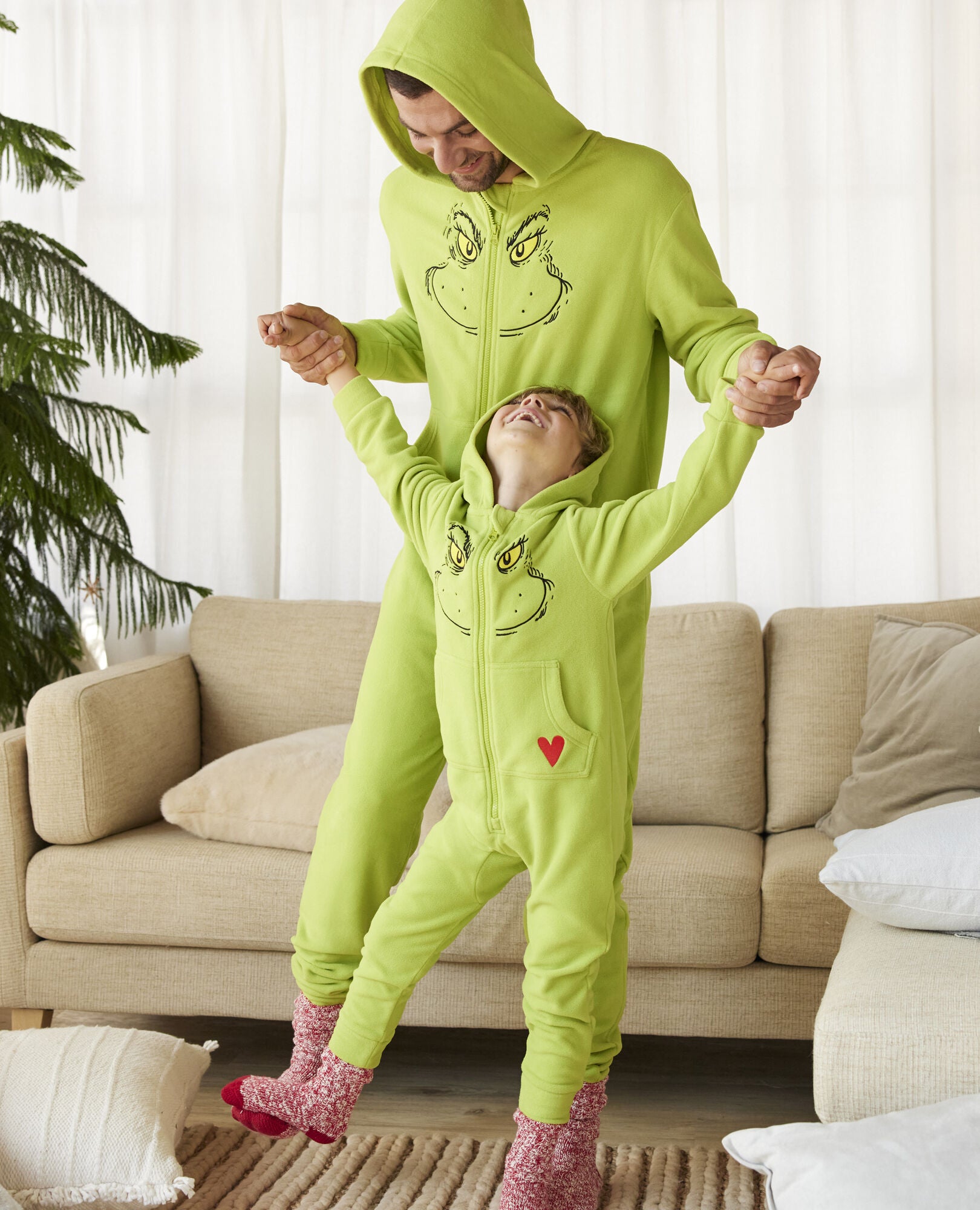 Family store fleece onesies