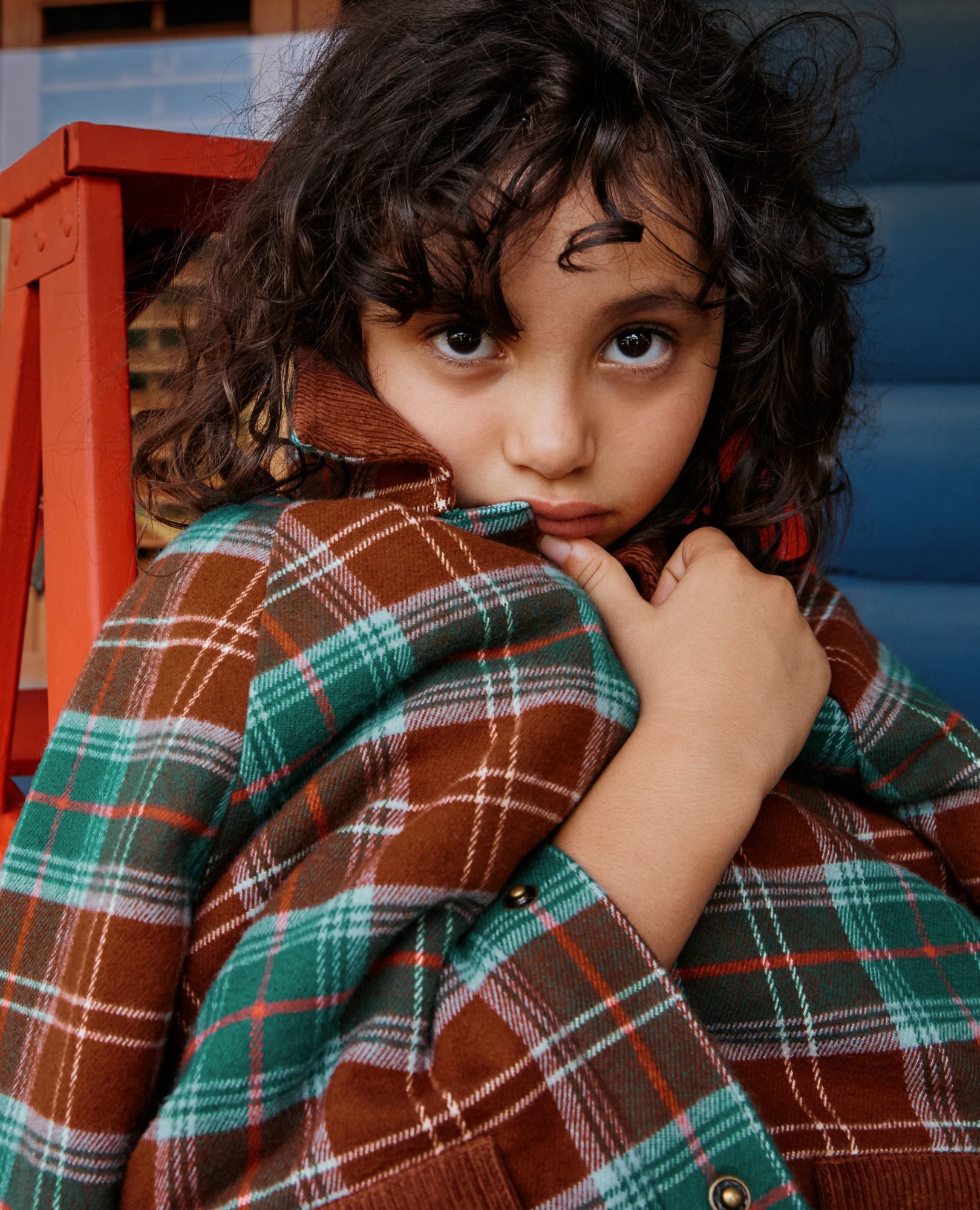 Flannel Snap Shacket in Harvest Plaid - main