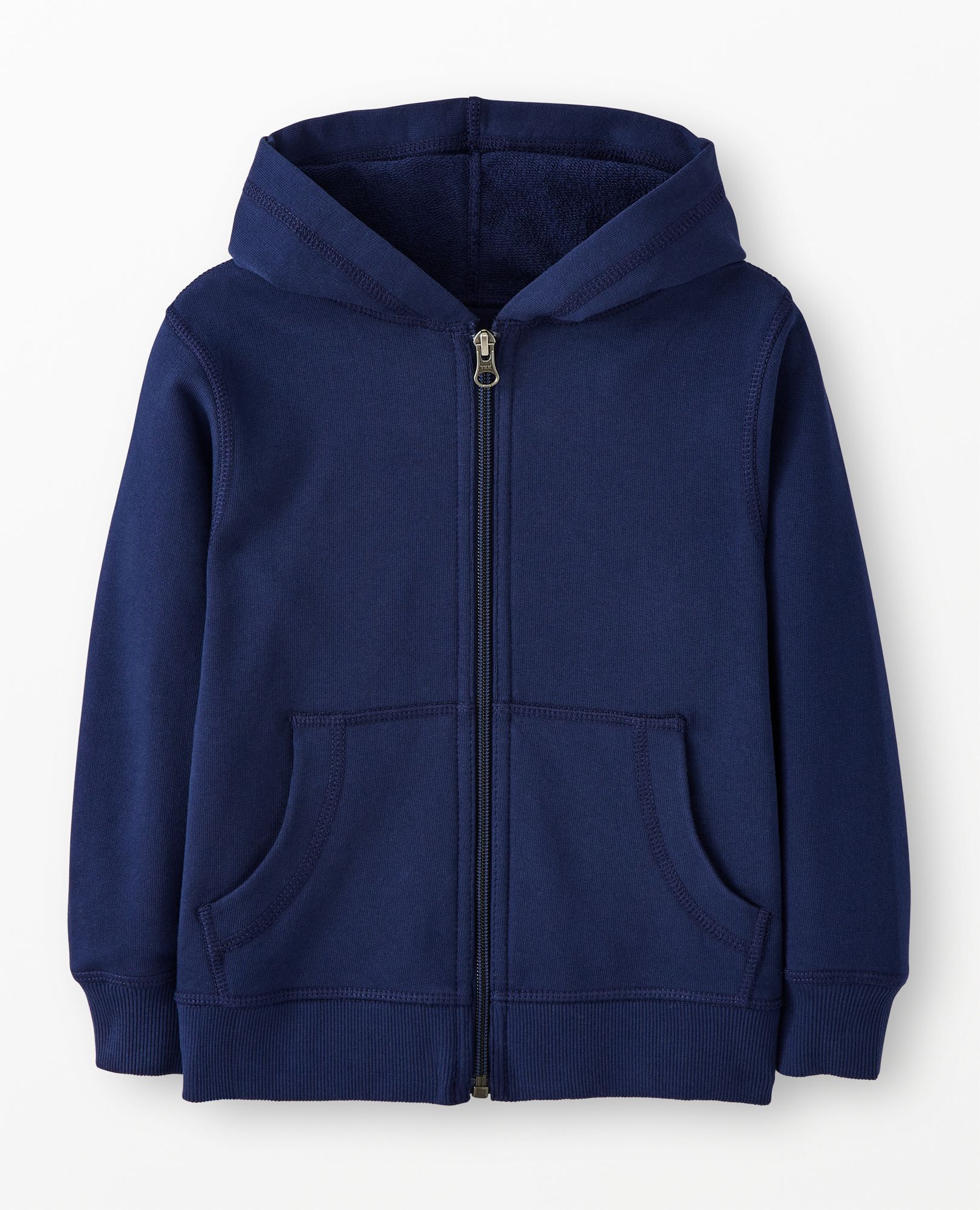 French Terry Hoodie in Navy Blue - main
