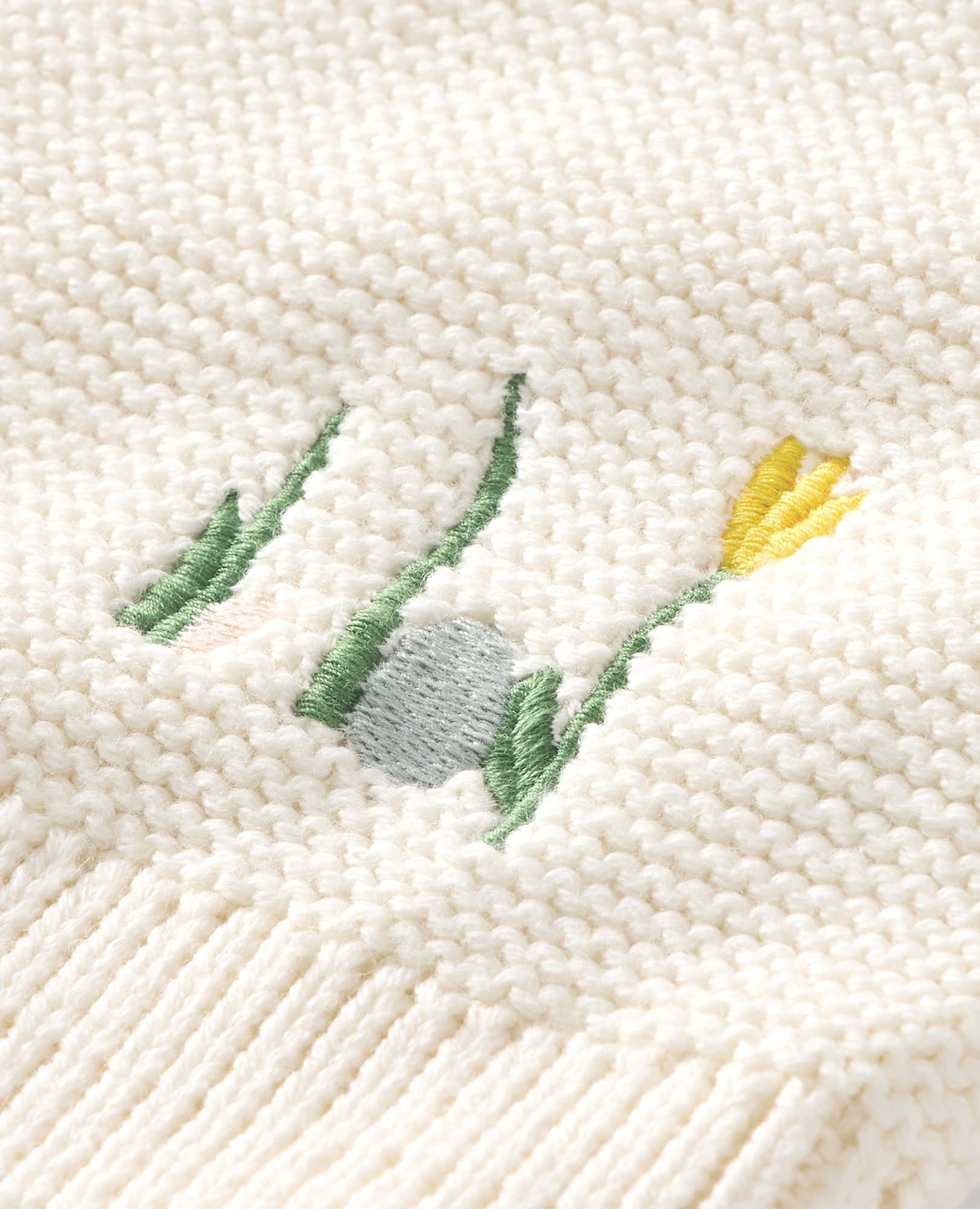 Baby Spring Animals Cardigan Sweater in Springtime Critters - main