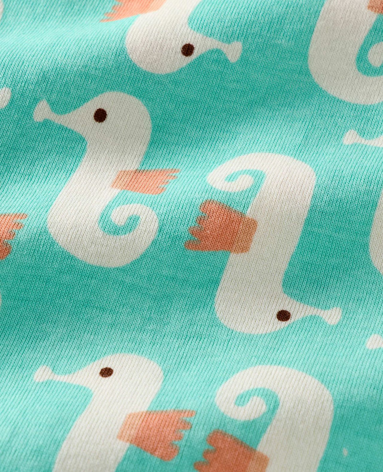 Baby Bodysuit in Seahorse on Opal - main